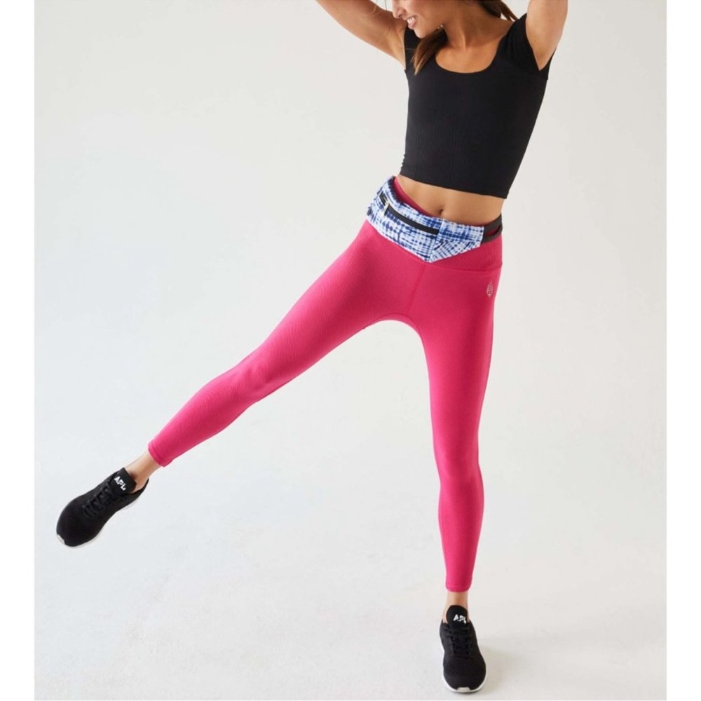 Free People X FP Movement Free Throw Leggings in Passionfruit NWT